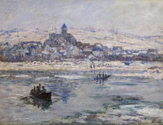 Vétheuil im Winter